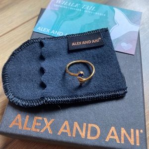 ALEX AND ANI Whale Tail Ring